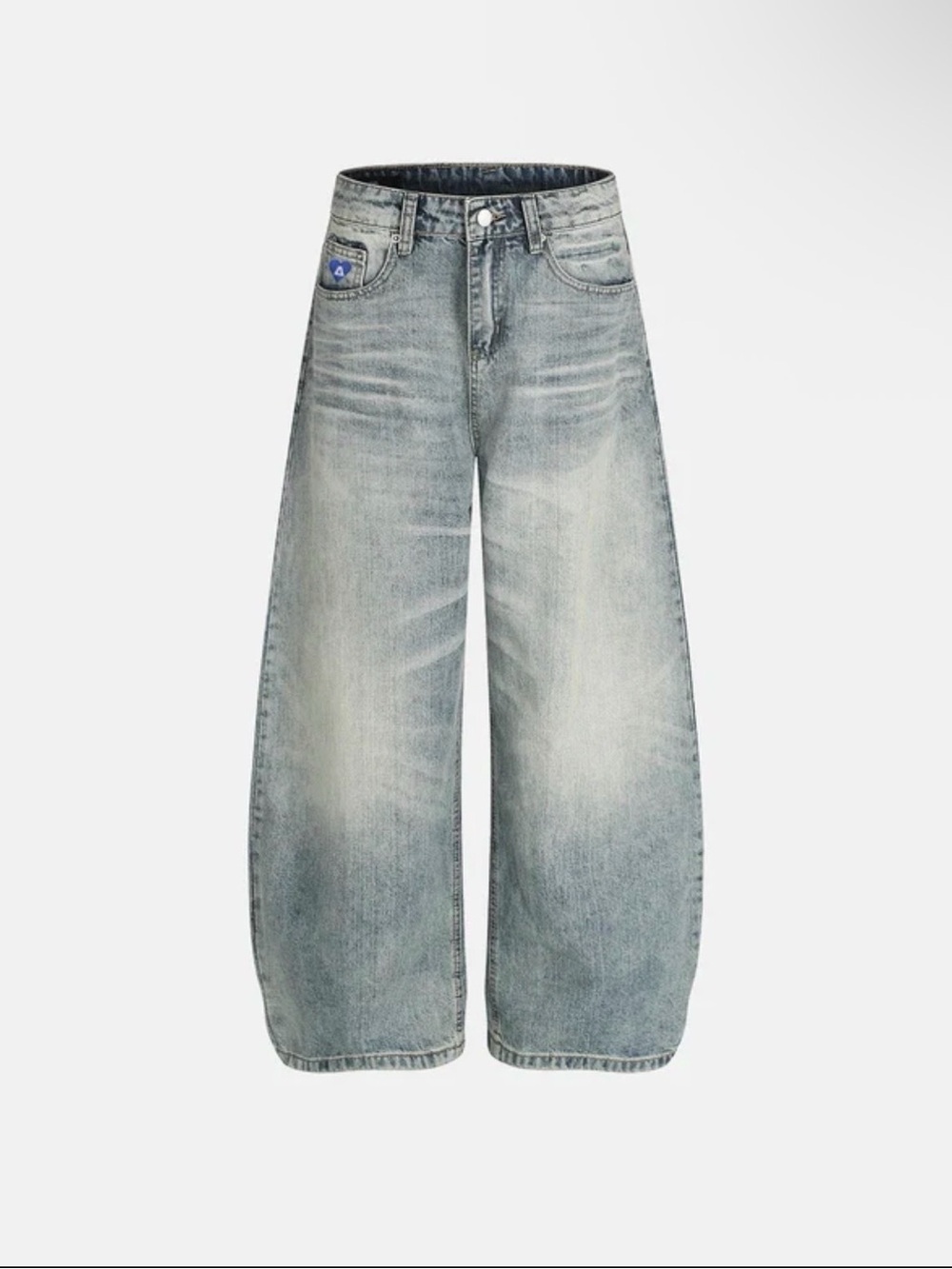 Aelfric Eden Wide Leg Washed Blue Women’s Jeans